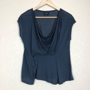 Anthropologie Deletta Drape Cowl neck Top xs